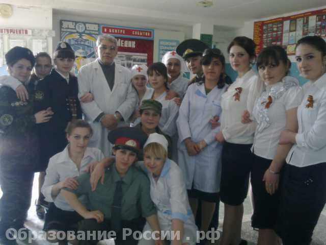 отмечаем 9-мая Каспийское медицинское училище имени Азиза Алиева